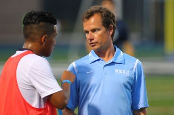 In his two years as head coach, Irvine has a record of 25-10-2. Under Rob Irvine, the men’s soccer team has had a resurgence, going 10-1 in the month of September.